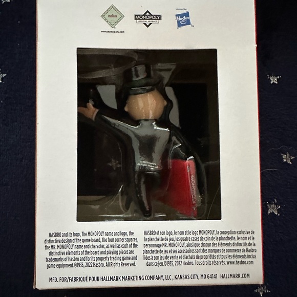 Hallmark Hasbro Rich Uncle Pennybags Monopoly Game Christmas Ornament - Picture 7 of 7